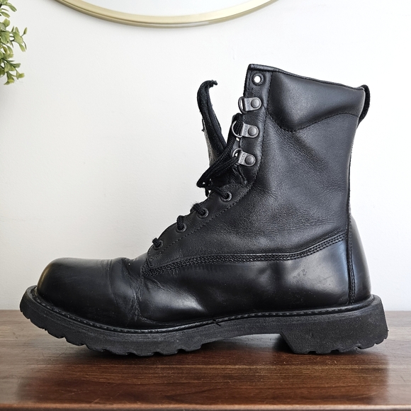 VTG Rocky USA Black Genuine Leather Combat Performance Thinsulate Boots 11.5M main image 15